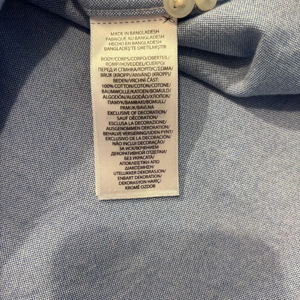 Ralph Lauren - Men's Oxford shirt with embroidered multicolored signature pony. - Picture 5 of 7